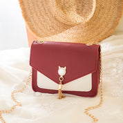 Bolsa Pequena Fecho Gato