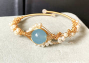 Pulseira Artesanal Pérola Branca