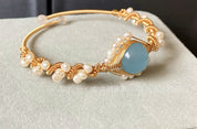 Pulseira Artesanal Pérola Branca