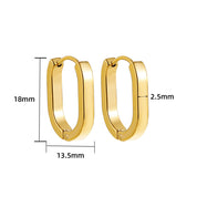 Brinco Geometria Oval e U
