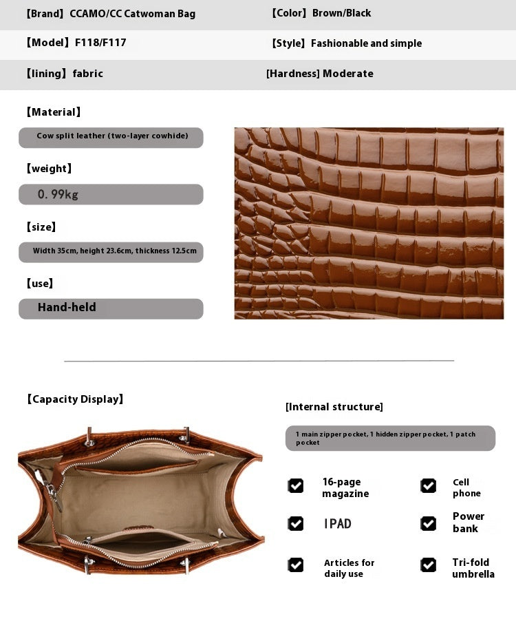 Bolsa de Couro Grande