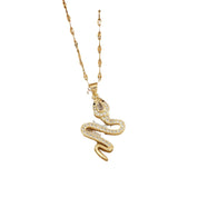 Colar Cobra Strass
