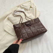 Bolsa de Ombro Chanel Corrente Losango