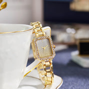 Relógio Strass Compacto