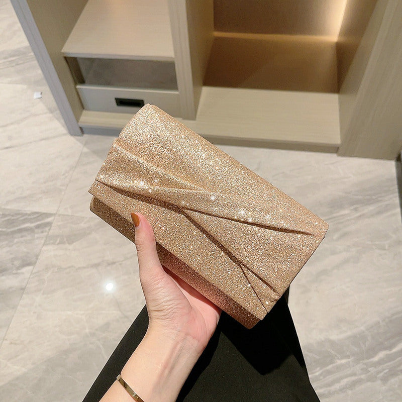 Bolsa Envelope Dourada