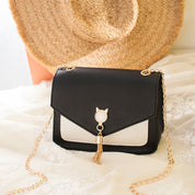 Bolsa Pequena Fecho Gato